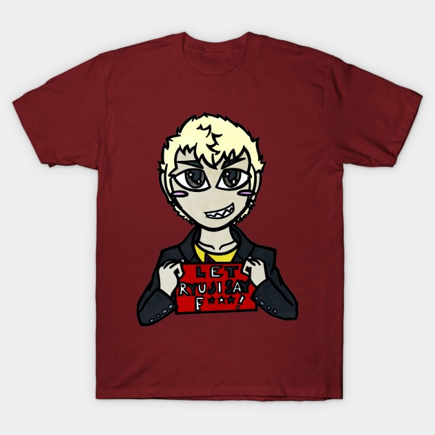 Let Ryuji Say F*** T-Shirt by ScribbleSketchScoo